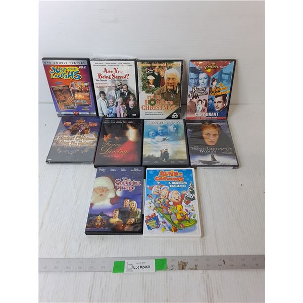 DVDs- The Santa Trap, Fancy Dancing, Tom Selleck Set, Misc.