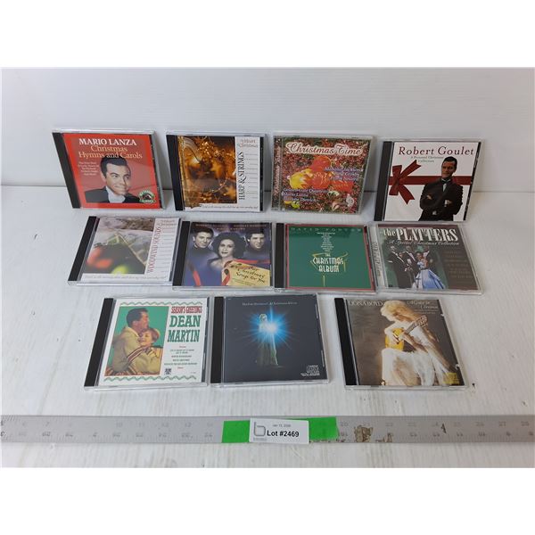 (11) CDs- Mario Lanza, Dean Martin, Liona Boyd, Misc.