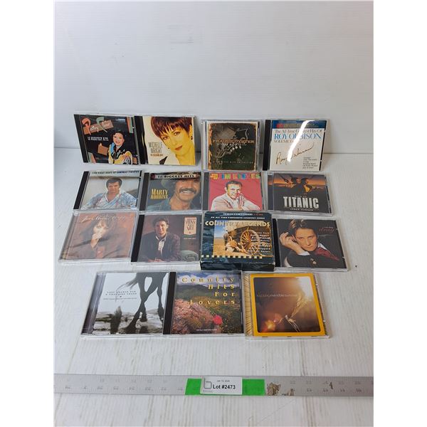 (15) CDs/Sets- k.d lang, Roy Orbison, Patsy Cline, Misc.
