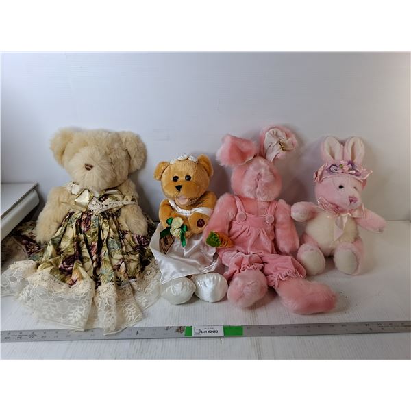 Rabbit & Bear Stuffies