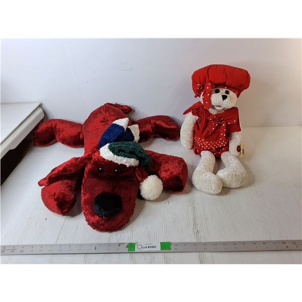 Christmas Dog & Musical Bear- Working