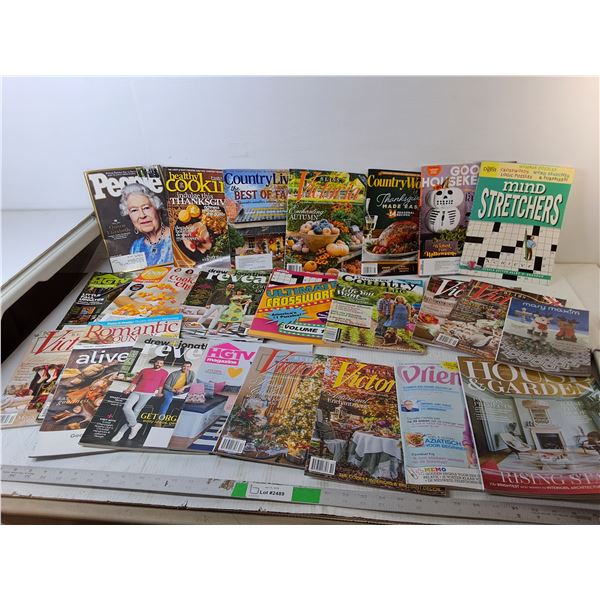 Magazines- People, Victoria, HGTV, Misc.