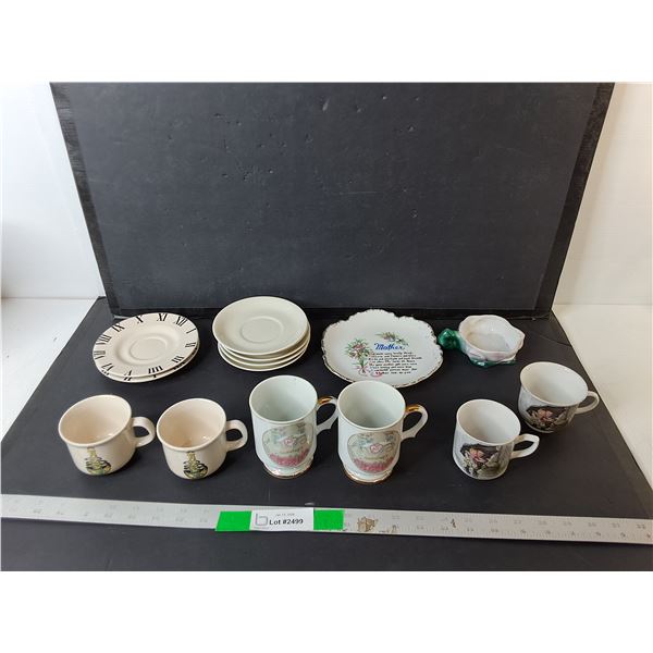 Dessert Plates, Decorative Mugs, Misc.