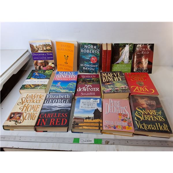 Book Lot- Nicholas Sparks, Agatha Christie, Nora Roberts, Misc.