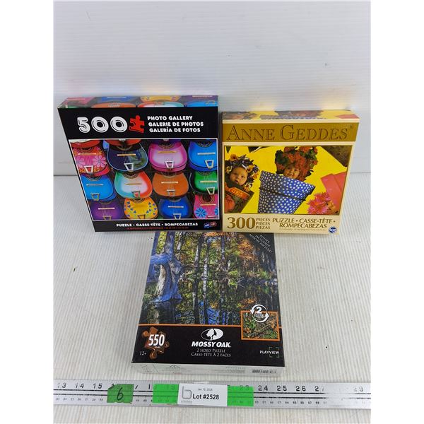 Assorted Puzzles - 300, 550 & 500 Pieces