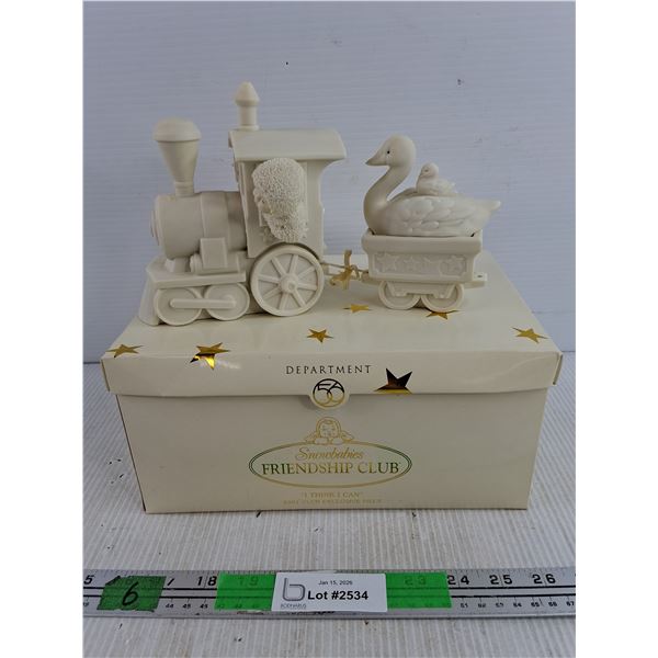 Snowbabies Friendship Club - I Think I Can Collectible