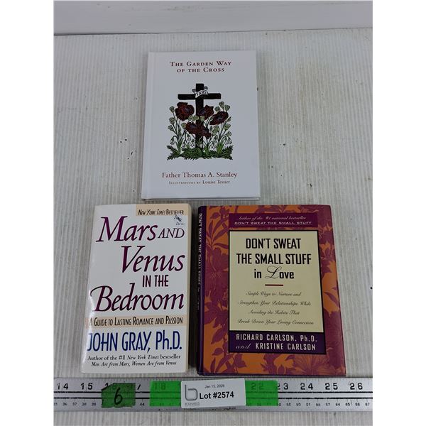 (3) Books - Thomas A Stanley, John Gray, Richard Carlson & Kristine Carlson