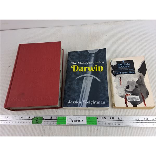 (3) Books - Jessica Weightman, William Golding, New World Dictionary