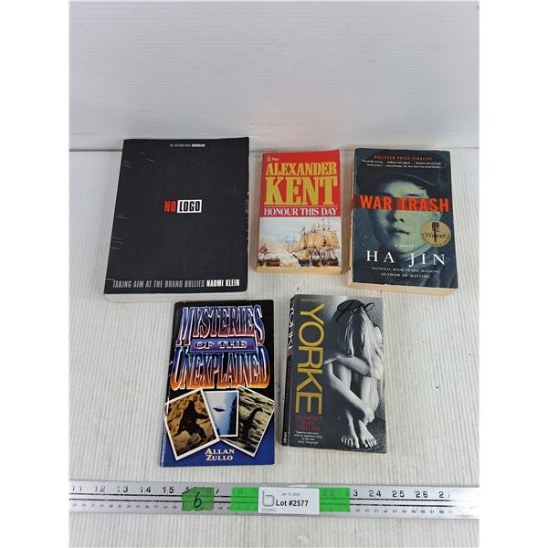 (5) Books - Naomi Klein, Alexander Kent, Margaret Yorke