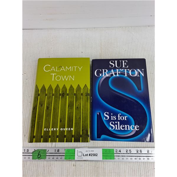 (2) Books - Ellery Queen, Sue Grafton