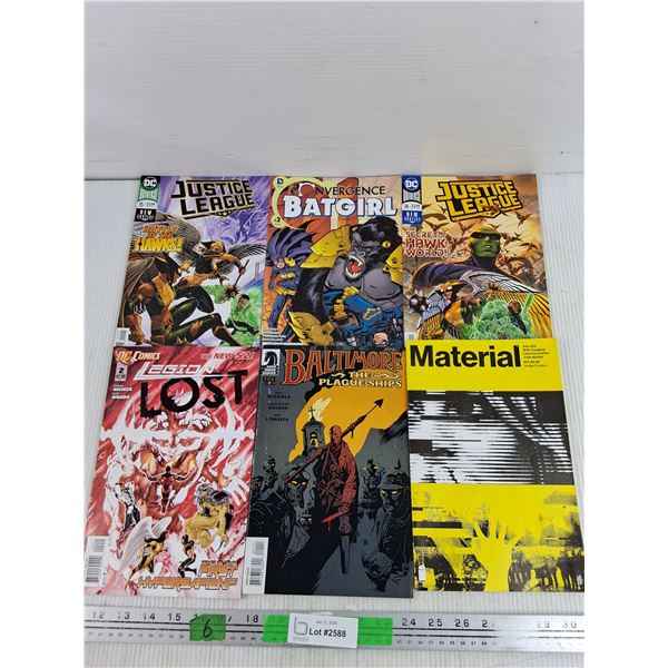 (6) Comics - Justice League, Materials, Baltimore the Plague Ships
