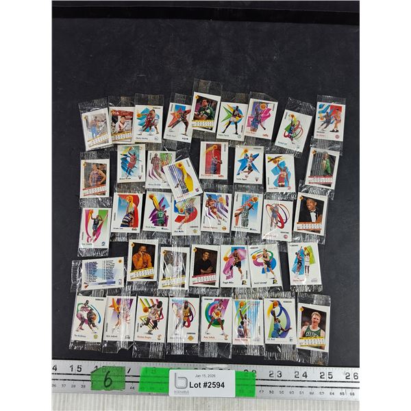 Assorted Miniature Skybox Trading Basketball Cards - CANNOT AUTHENTICATE