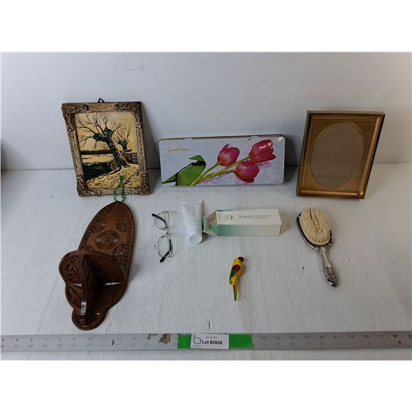 Russell Stover Tin, Photo Frame, Hand Cream, Misc.