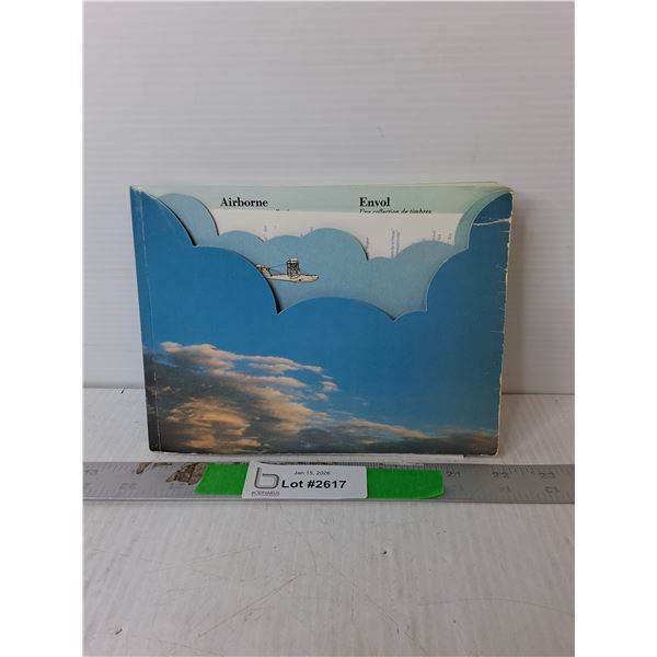 Canadian Airplane Stamp Book