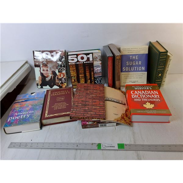 Book Lot- Coronation St., Sherlock Holmes, 501 Must-See Movies, Misc.