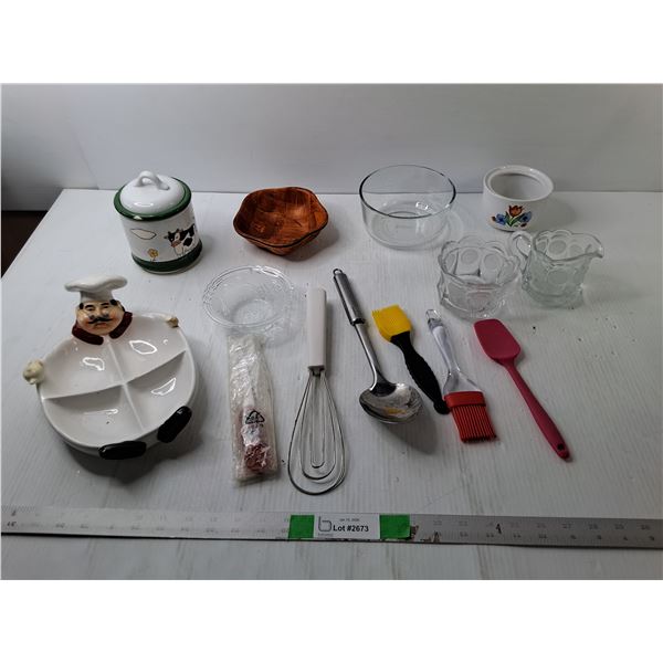 Creamer, Sugar Bowl, Serving Spoon, Misc.