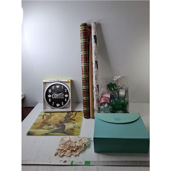 Wall Clock, Wrapping Paper, Cutting Board, Misc - PICK UP