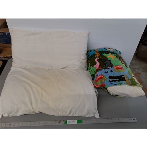 (3) Pillows & One Case- As Is