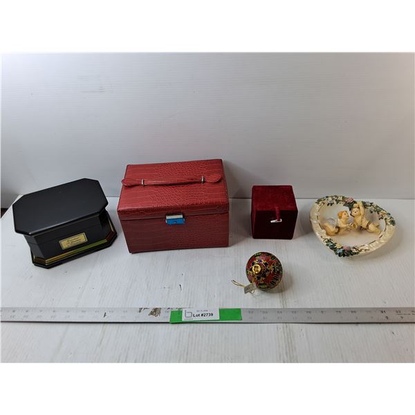 Jewelry Boxes, Tree Ornament, Elvis Music Box, Misc.