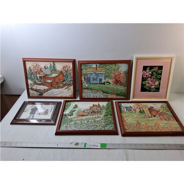 Framed Cross Stitch Art Up to 13" x 10.25"