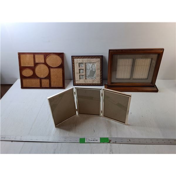 (4) Photo Frames Up to 13" x 11"