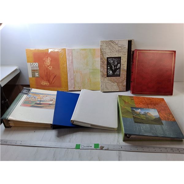 (7) Photo Albums & Binder