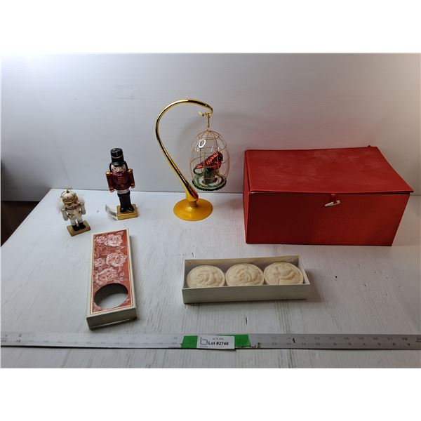 Scented Bar Soaps, Christmas & Bird Ornaments