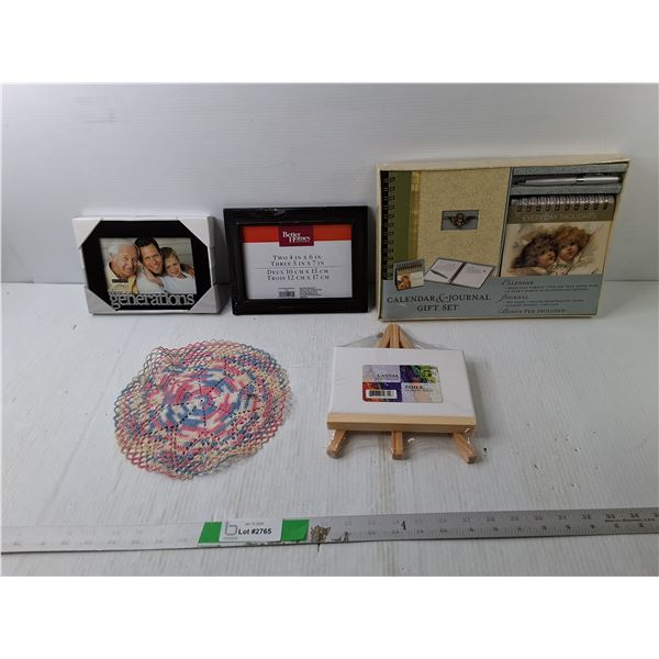 Photo Frames, Journal Gift Set, Doily, Misc.