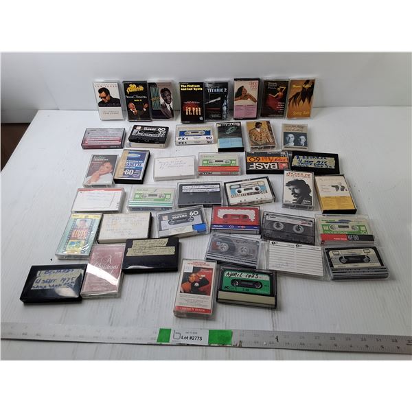 Cassette Tapes- Elvis, Frank Sinatra, Nat King Cole, Misc.