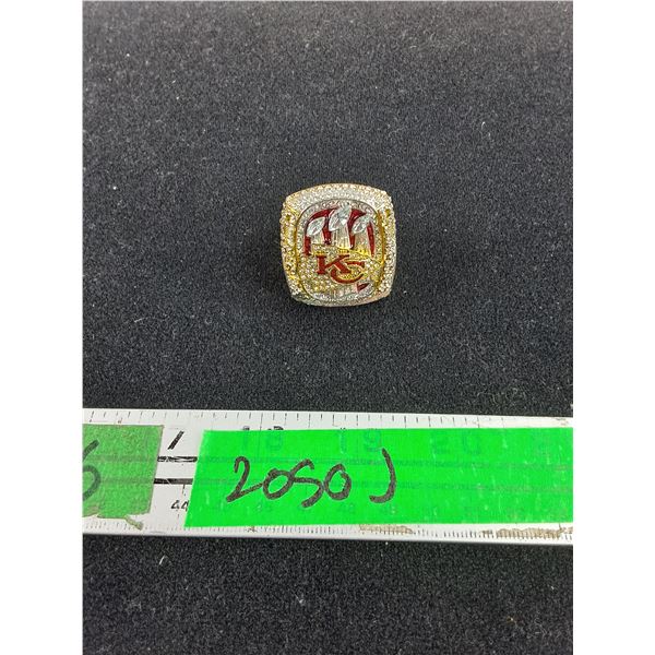 ^Kansas City Champs Superbowl Collectors Ring - Size 12