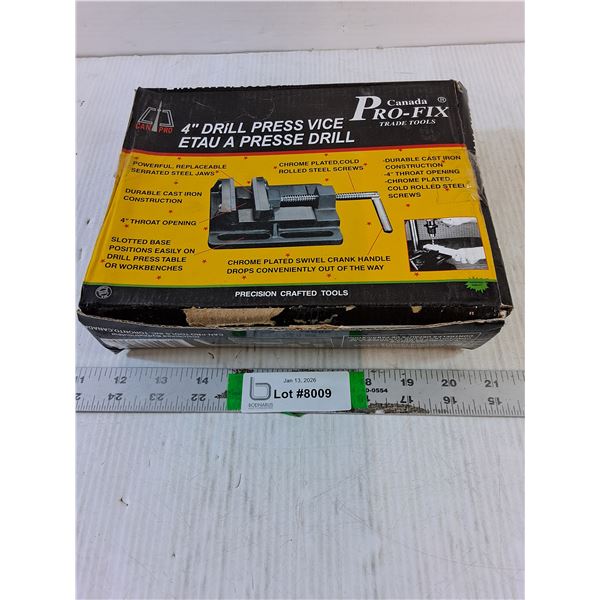 Can-Pro 4" Drill Press Vice-sealed some box damage