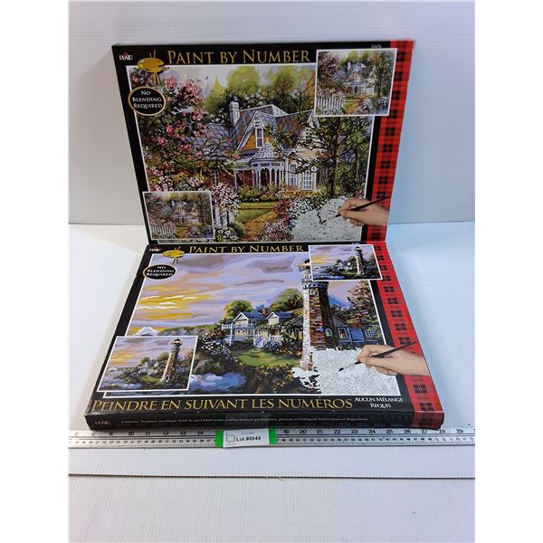 (2) Paint by Number Kits-as is