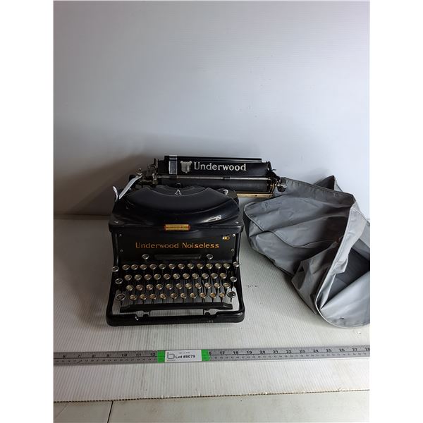 Vintage Underwood Type Writer- As Is, Cannot Ship