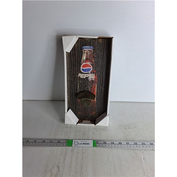 Wooden Pepsi Bottle Opener- 12.5" x 6.5"