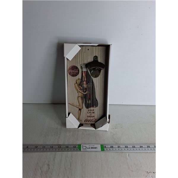 Wooden Coca-Cola Bottle Opener- 12.5" x 6.5"