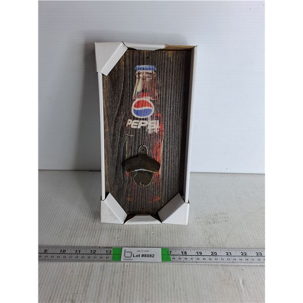 Wooden Pepsi Bottle Opener- 12.5" x 6,5"