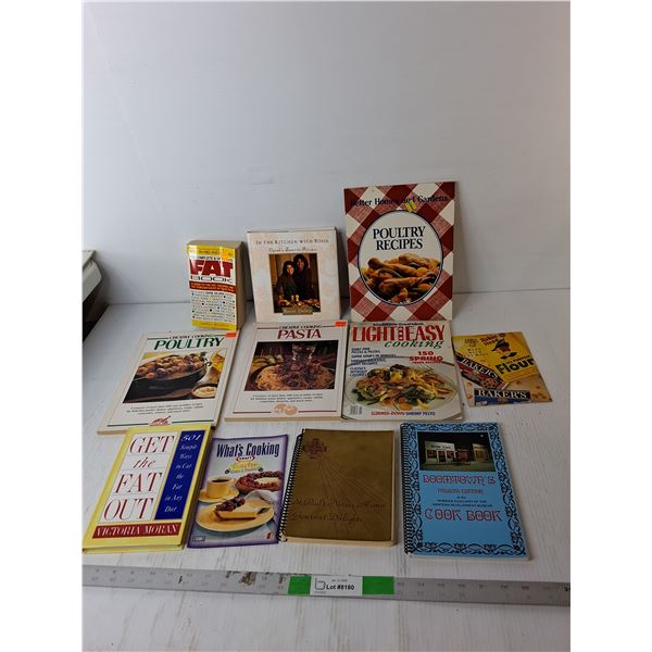 Cookbooks- Boomtown, Pasta, Poultry, Misc.