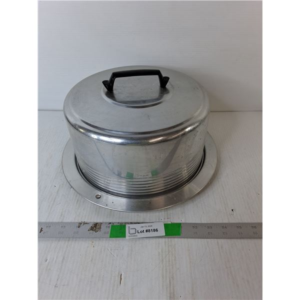 Regal Locking Aluminum Cake Plate 14" Diameter