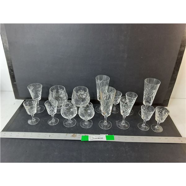 Crystal Liquor Glasses