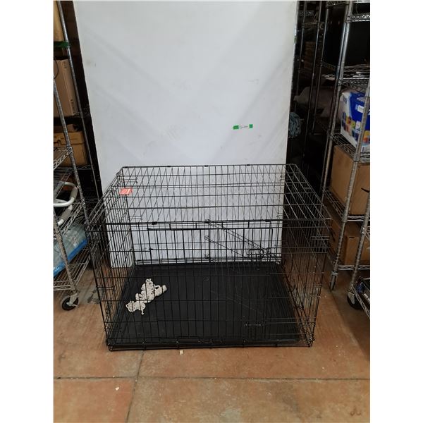 *Large Foldable Animal Cage 42" x 28" x 31", CANNOT SHIP