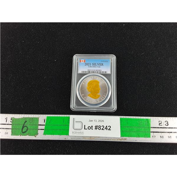 ^2021 Silver Collectibles 5 Canadian Dollars Coin - Cannot Authenticate