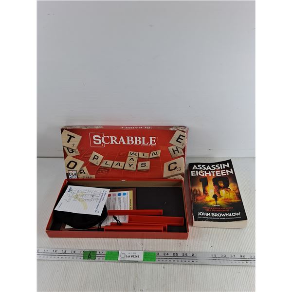 Scrabble Crossword Game - As Is, Assassin Eighteen A Novel by John Brownlow