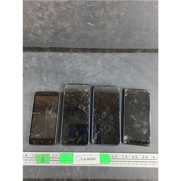 Smartphones - Motorola, ZTE & Samsung - As Is, For Parts