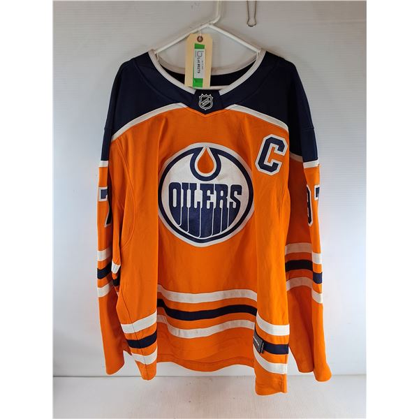 *NHL Fanatics Oilers McDavid Hockey Jersey - Size 2XL