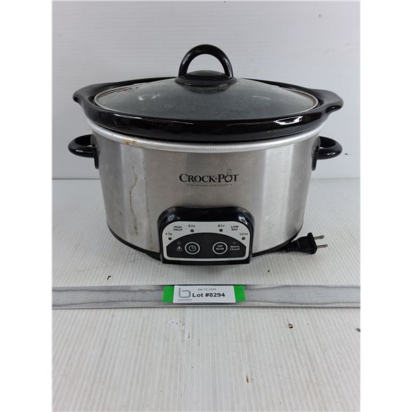 (1) Electric Crock Pot/Slow Cooker-Powers On-as is