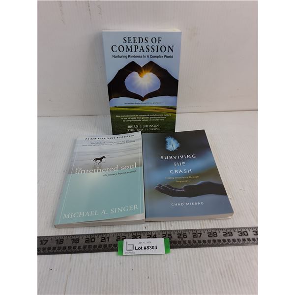 (3) Self Help/Spiritual Books (Compassion, Eternity, Survival)