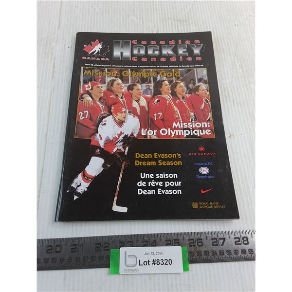 1997-98 Canadian National Hockey Team Magazine