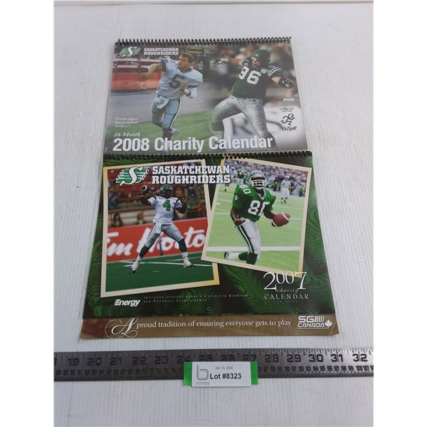 (2) Saskatchewan Roughriders Calendars from 2000's