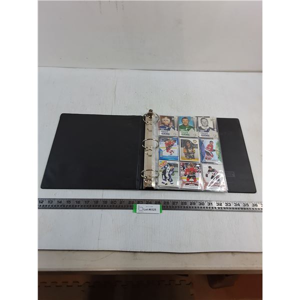 Binder of 35 NHL Collector Cards - Several Rookie Cards - Authenticity Not Guaranteed