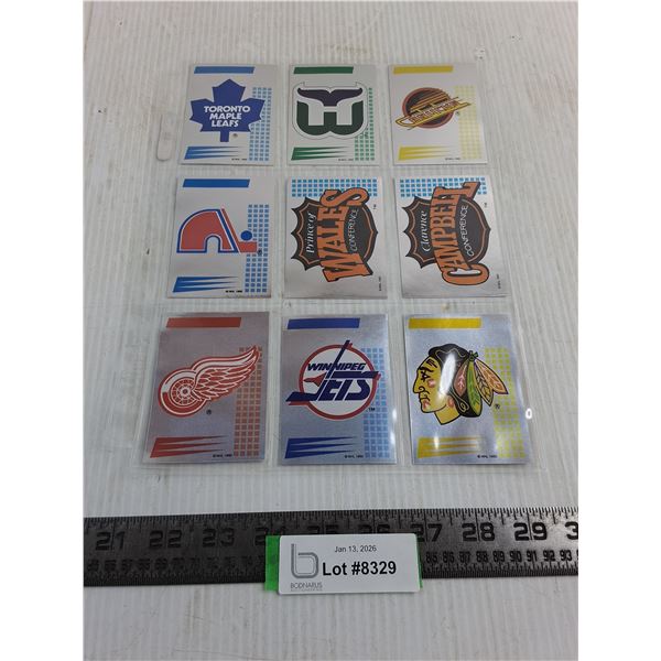 (9) Silver Foil 1992-93 NHL Collector Cards - Authenticity Not Guaranteed